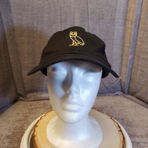 Drake OVO Logo Snapback Baseball Cap  One Size Fits All  Black